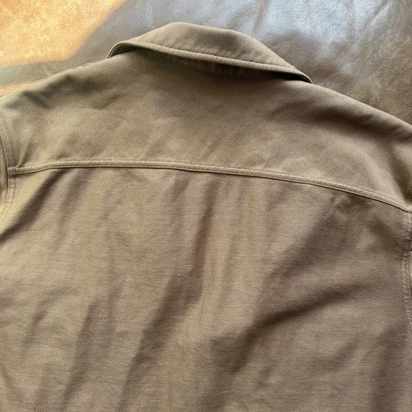 UNIQLO U x CHRISTOPHE LEMAIRE Unisex Jersey Shirt Jacket w/ Front Pockets Size L - Picture 13 of 15